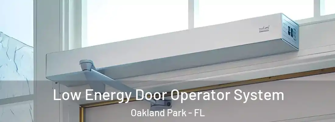 Low Energy Door Operator System Oakland Park - FL